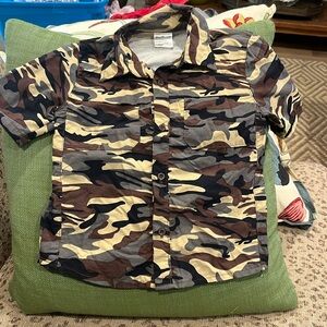 Blue quail camo shirt